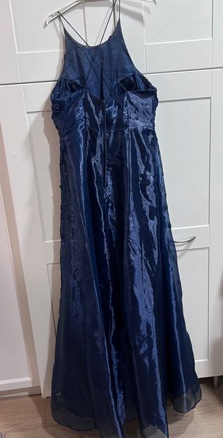 Vestido de fiesta azul noche