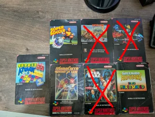 Manuales Super Nintendo (SNES) & Game Boy