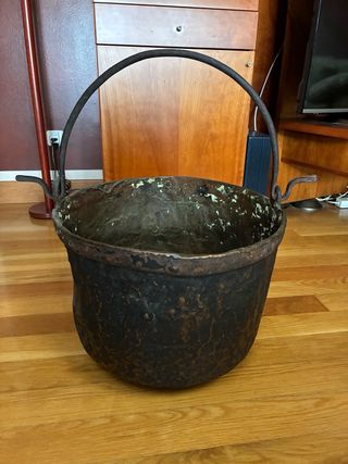 Cazuela de hierro antigua 150x45 cm