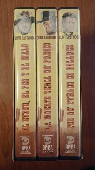 Lote Películas VHS Westerns (Español)