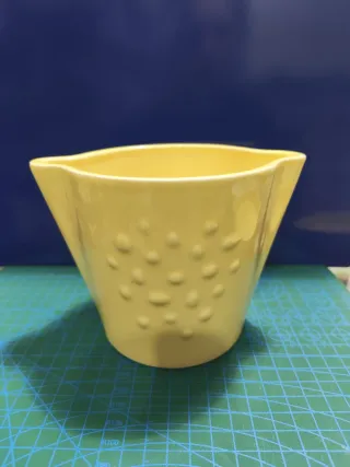 Vaso e sottovaso IKEA giallo limone