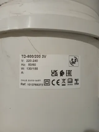 Extractor S&P TD-800/200 3V Profesional