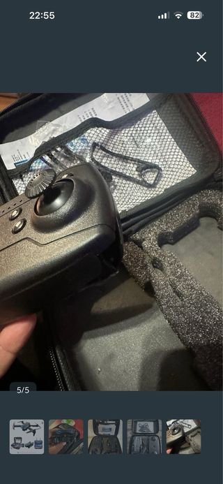 Tienda campaña Quechua Arpenaz 2 y dron