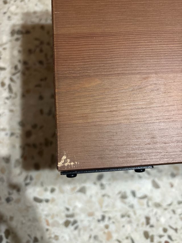 Mesa baja madera y metal Maison du Monde,