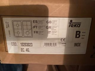 Placa de gas Teka EC.4G Inox butano