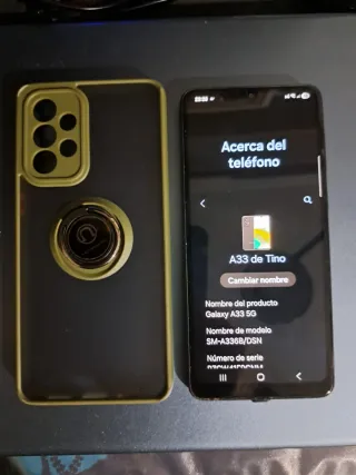 Samsung Galaxy A33 5G 128gb 6gb ram Negro