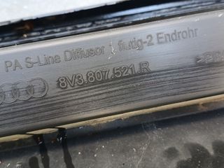 Difusor Parachoques Trasero Audi A3 8V 2016-2020