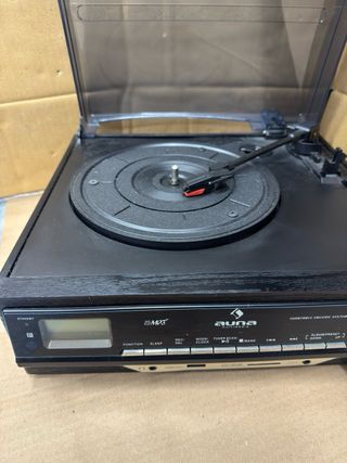 Auna Tocadiscos Vinilos MP3 USB