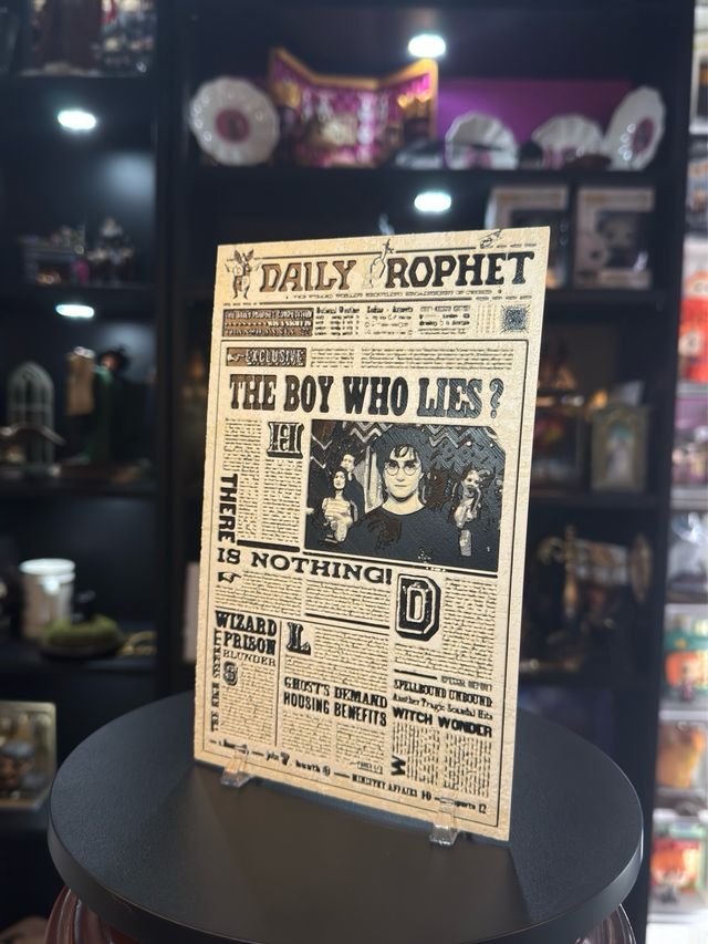 Ilustración 3D Periódico Harry Potter