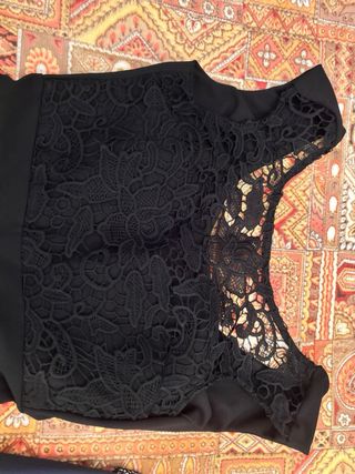 Tuta elegante lunga donna nera