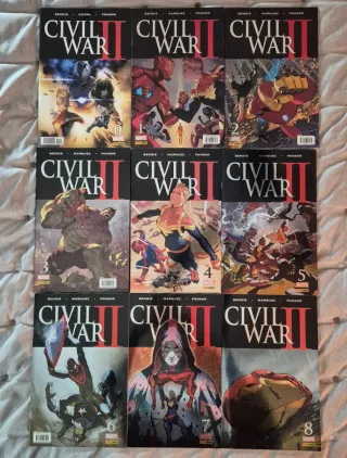 Civil War II completa portadas metalizadas
