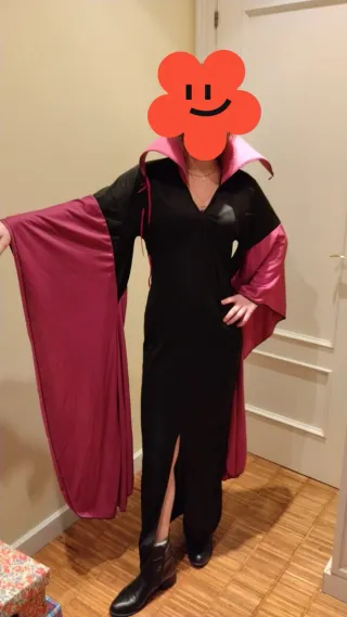 Disfraz Morticia Addams Talla Única