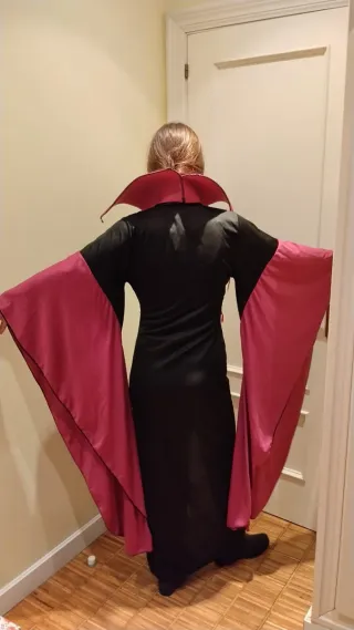 Disfraz Morticia Addams Talla Única