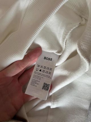 BOSS Sweatshirt Branco Tamanho M