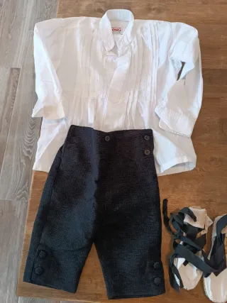 Traje fallero de niño completo Talla 3/4 años.