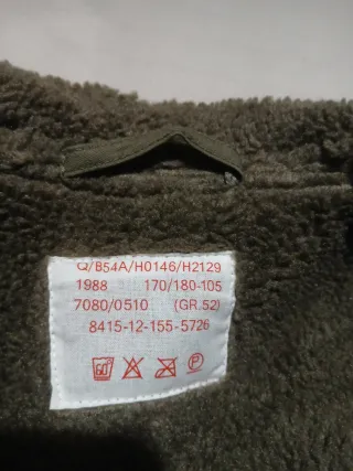 Abrigo Militar Verde Talla L