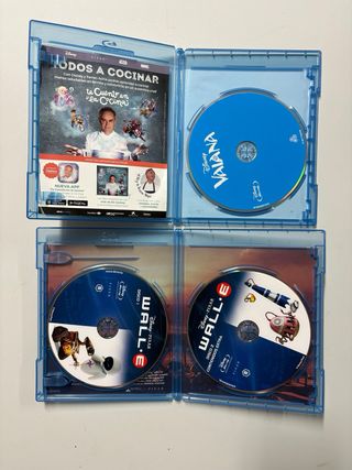 Blu-ray Vaiana y Wall-E (Disney/Pixar)