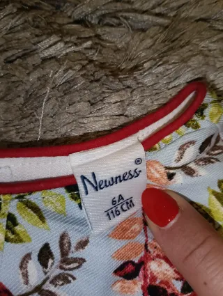 Vestido niña estampado floral