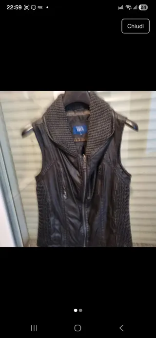 Gilet Cecil pelle taglia M