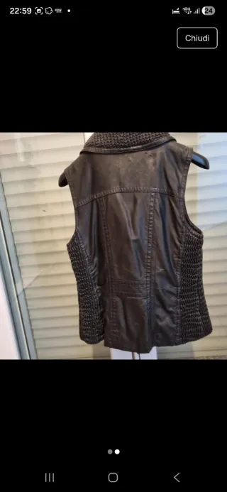 Gilet Cecil pelle taglia M