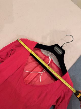 Traje de gitana fucsia con volantes