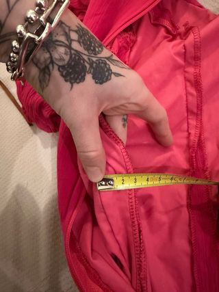 Traje de gitana fucsia con volantes