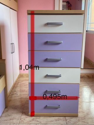 Cama tren litera juvenil + comoda