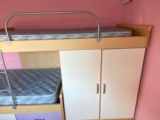 Cama tren litera juvenil + comoda