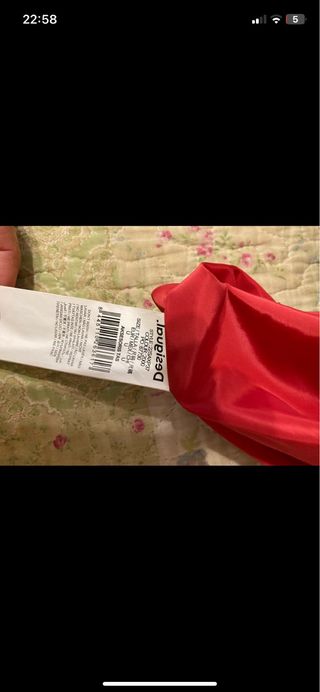 Bolso Desigual Negro con Llavero Rojo