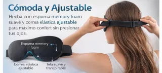 Antifaz para dormir 100% opaco 3D