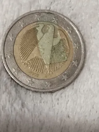 Moneda 2€ Alemania 2002 Águila