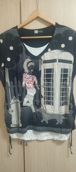 Camiseta Caraluna Mujer Manga Corta