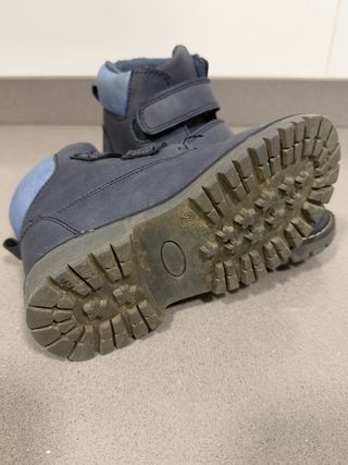 Botas niño azul marino velcro