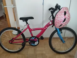 Bicicleta infantil niña rosa