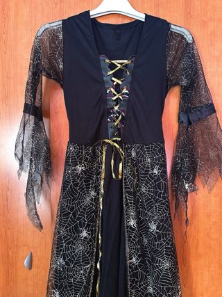 Disfraz Bruja Araña Talla 8