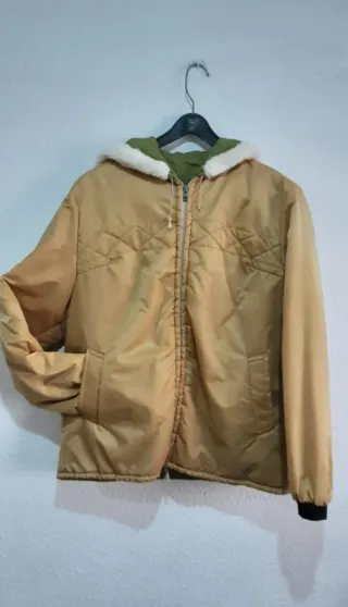 Chaqueton corto chica reversible e impermeable