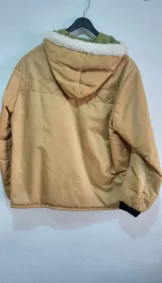 Chaqueton corto chica reversible e impermeable