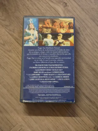 Peggy Sue Se Casó VHS