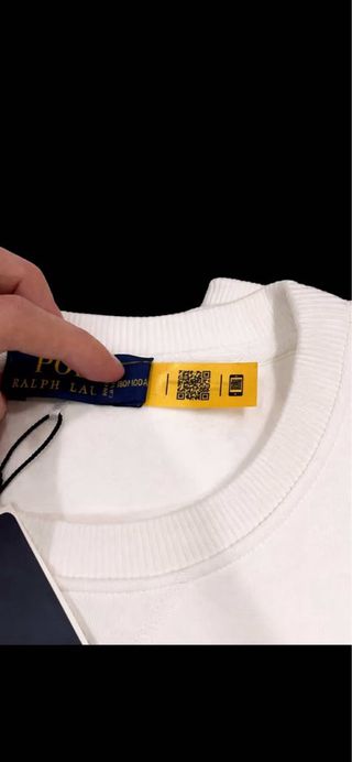 Polo Ralph Lauren Sweatshirt Branco Tamanho L