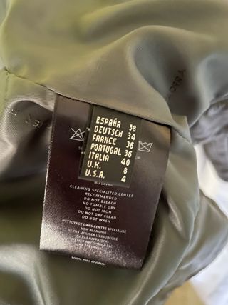 Chaqueta de piel Javier Simorra verde oliva