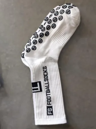 Set 6 Paia Calze Grip FS Bianco