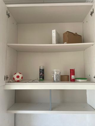 Mueble Estantería Escritorio Armario Blanco