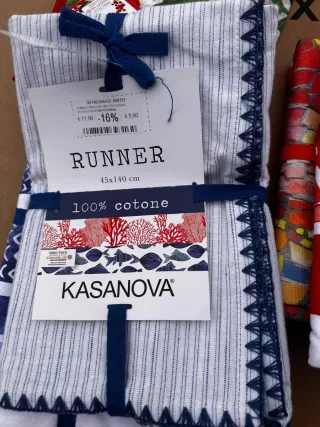 Stock Tovaglie Tappeti Bagno Runner Kasanova Nuovi