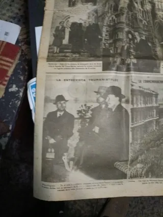 Periódico la vanguardia 1945