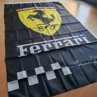 Bandeira Enzo Ferrari 148x88 cm