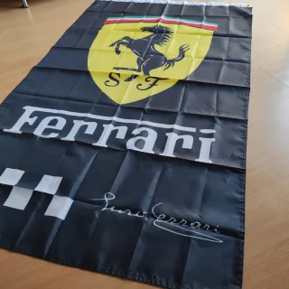 Bandeira Enzo Ferrari 148x88 cm