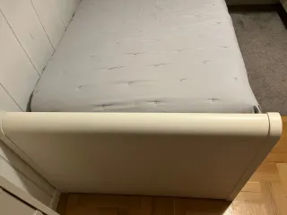 Cama nido blanca madera