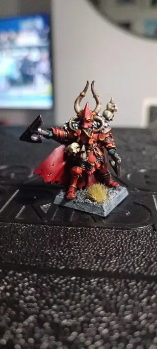 Figurine Warhammer Games Day 2009 - Héros Exalté Du Chaos - Pièce Rare Et Collector