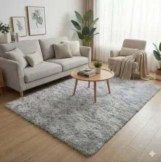 Tappeto Grigio 160x100cm