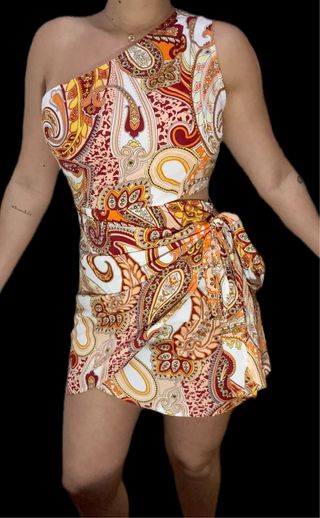 Vestido estampado paisley